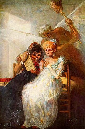Francisco de Goya Einst und jetzt Norge oil painting art